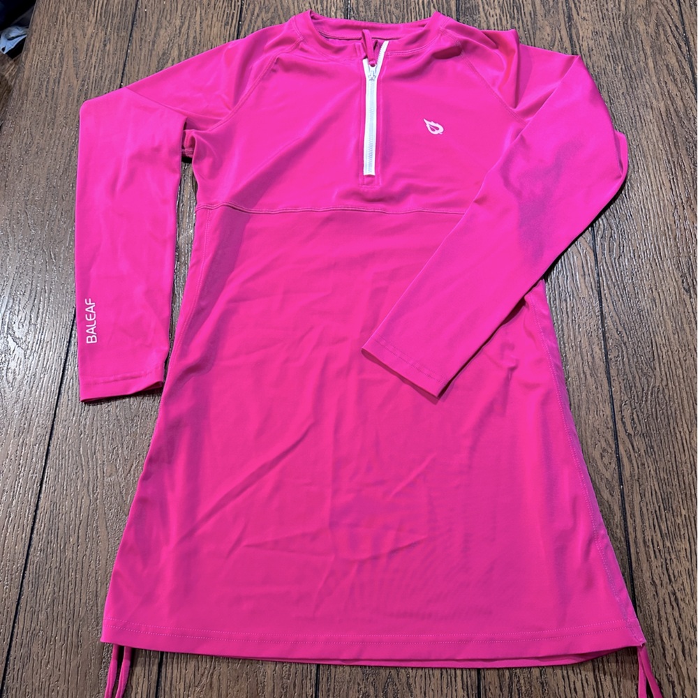 BALEAF Women's Pink Swim Dress